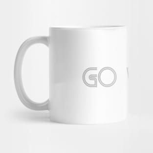 Go West, silver Mug